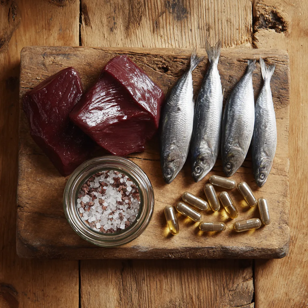 Animal-based sources of sodium, potassium, and magnesium